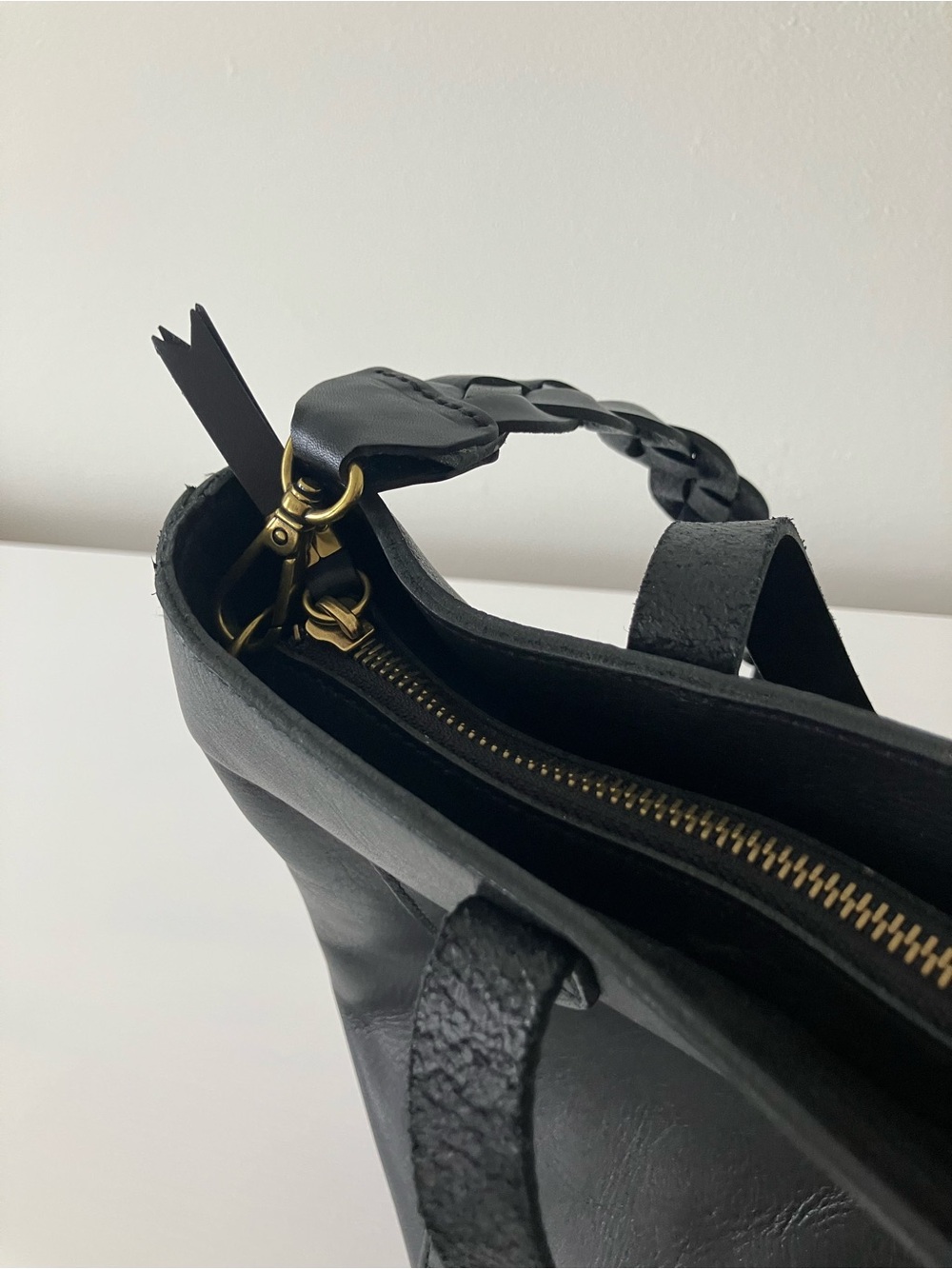 Madewell Medium Zip Top Transport Tote - Picture 3 of 4